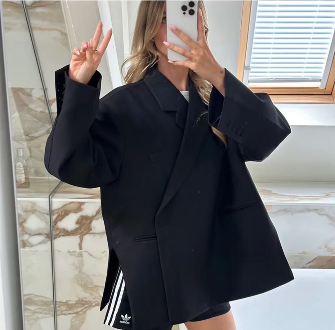 R&B | Trendy Damen Blazer mit Langer Passform