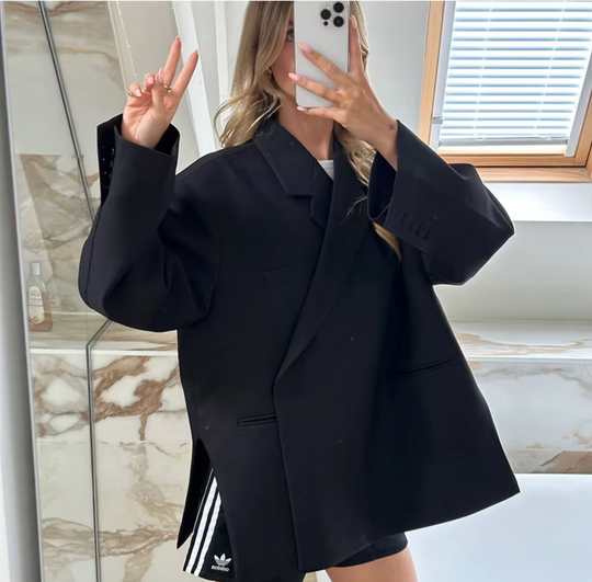 R&B | Trendy Damen Blazer mit Langer Passform