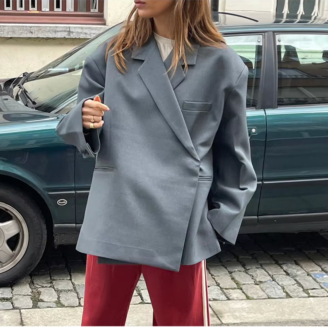 R&B | Trendy Damen Blazer mit Langer Passform