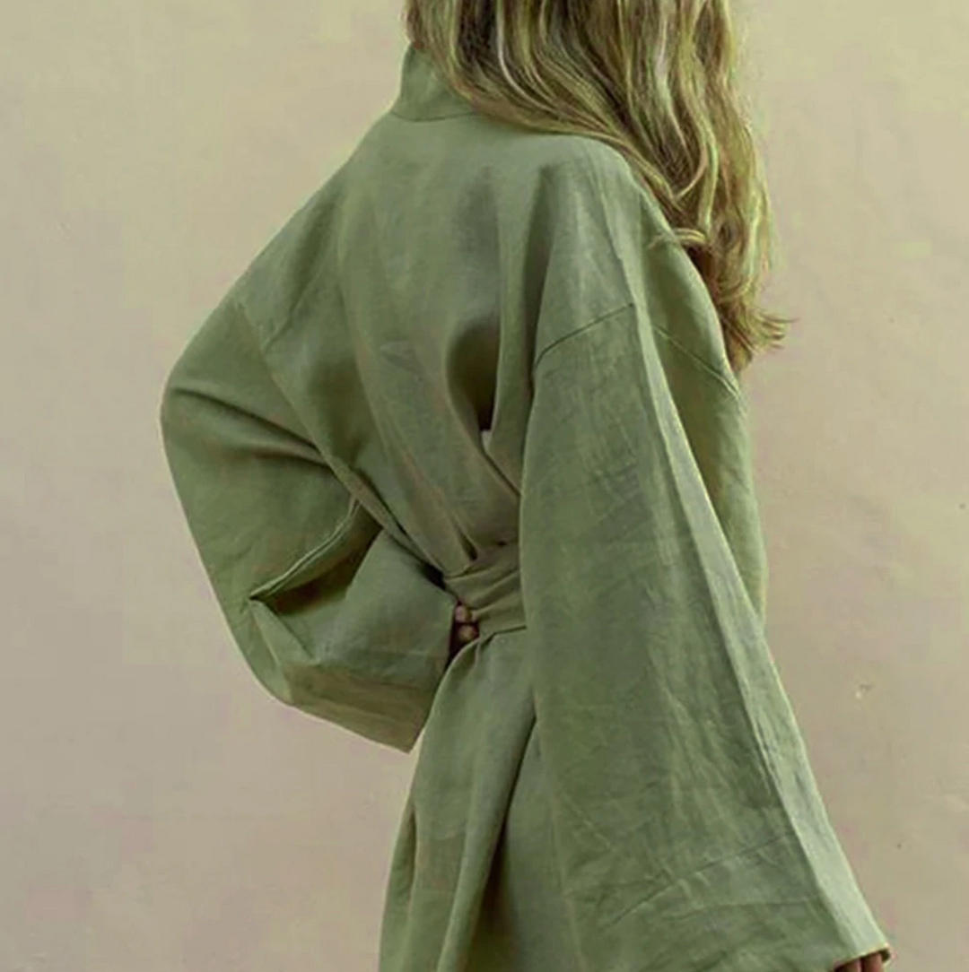 R&B | Luxus Kimono mit Gürtel