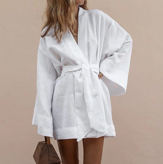 R&B | Luxus Kimono mit Gürtel