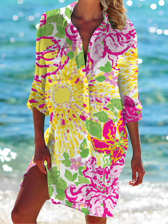 R&B – flexible button-down bluse