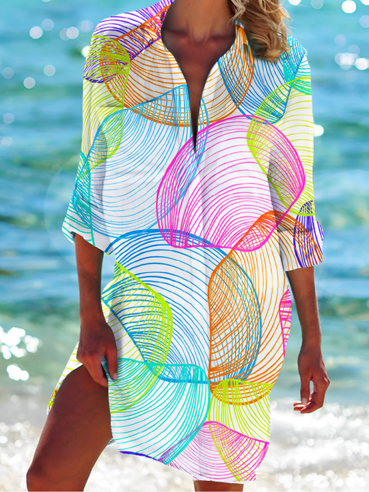 R&B – flexible button-down bluse