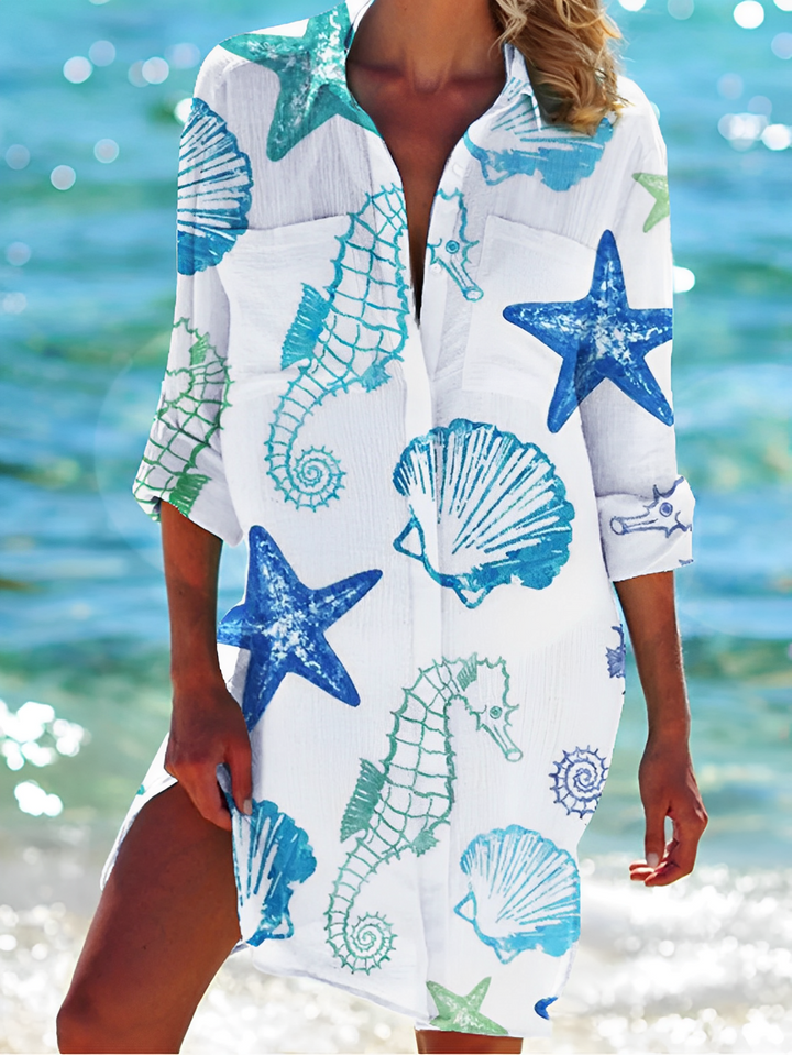 R&B – flexible button-down bluse