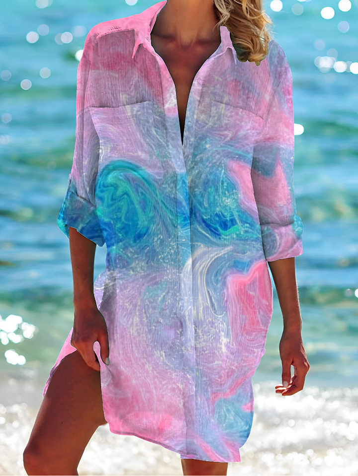 R&B – flexible button-down bluse