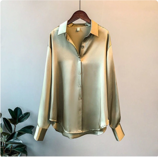 R&B | Damen Satin Bluse