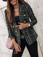 R&B | Eleganter Karierter Blazer