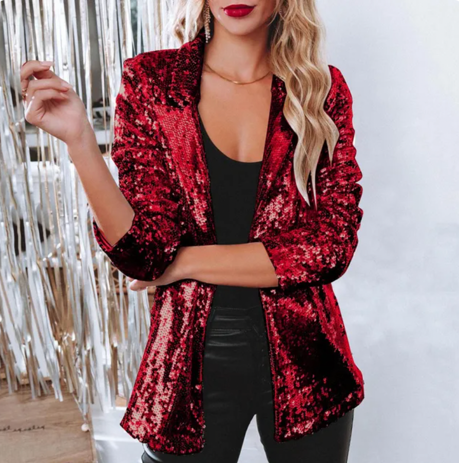 R&B Pailletten-blazer