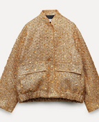R&B | Pailletten-Jacke für Frauen : Trendy 2024