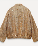 EB | Pailletten-Jacke für Frauen : Trendy 2024