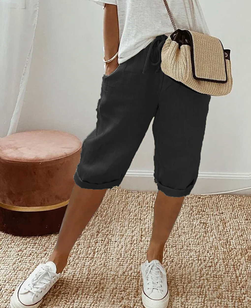 R&B | Shorts Aus Baumwolle für Frauen