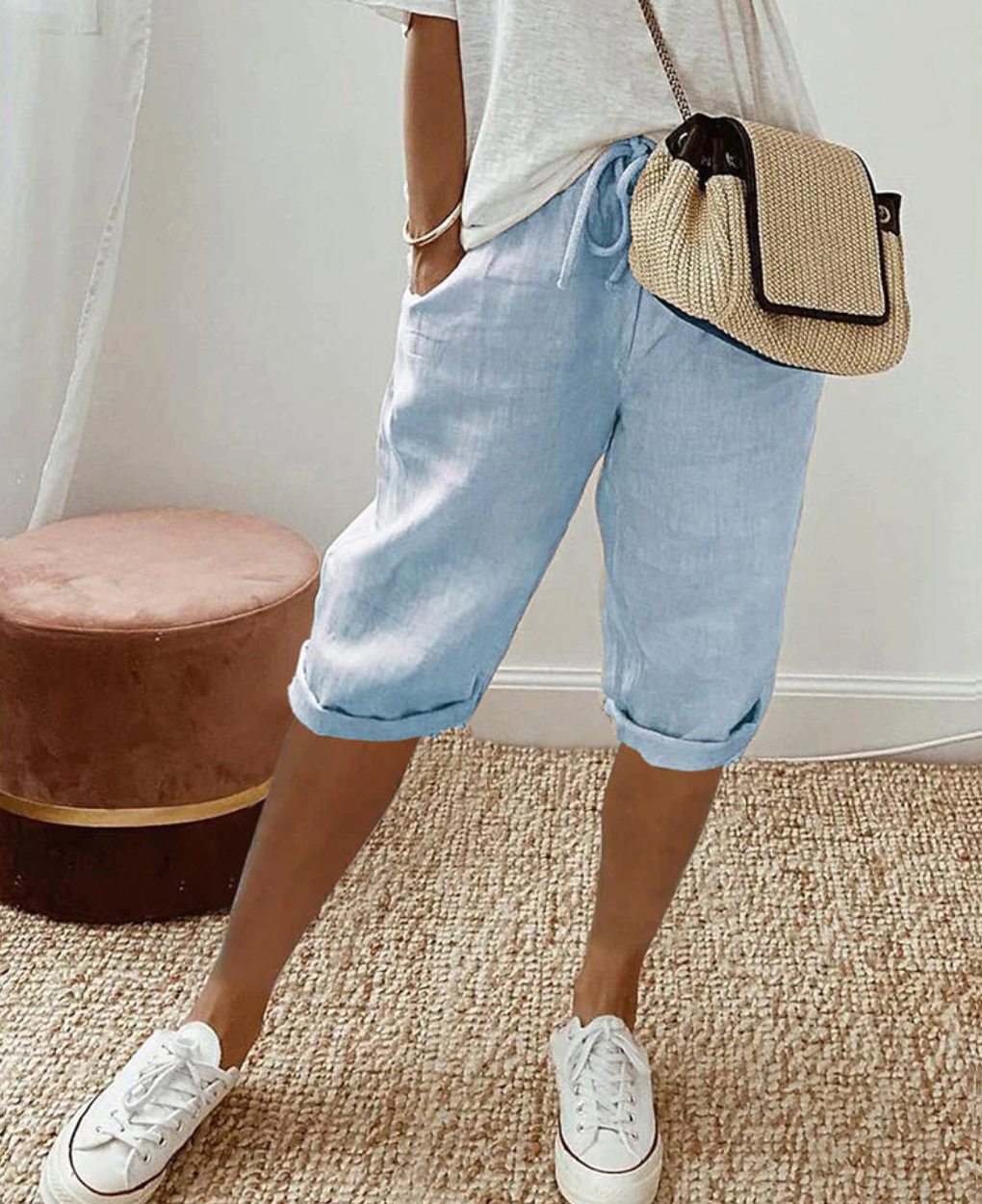 R&B | Shorts Aus Baumwolle für Frauen