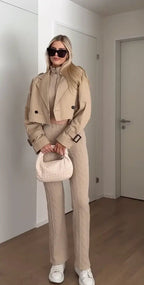 R&B | Gekürzter Trenchcoat