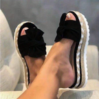 Gelbe EspadrilleSandalen Mit Schleife R&B