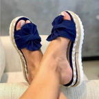 Gelbe EspadrilleSandalen Mit Schleife R&B