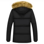R&B | Herren Winterjacke – Gepolsterte Kapuzenparka