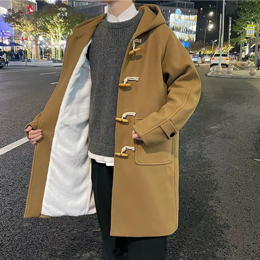 R&B | Lange Duffle Winterjack für Herren