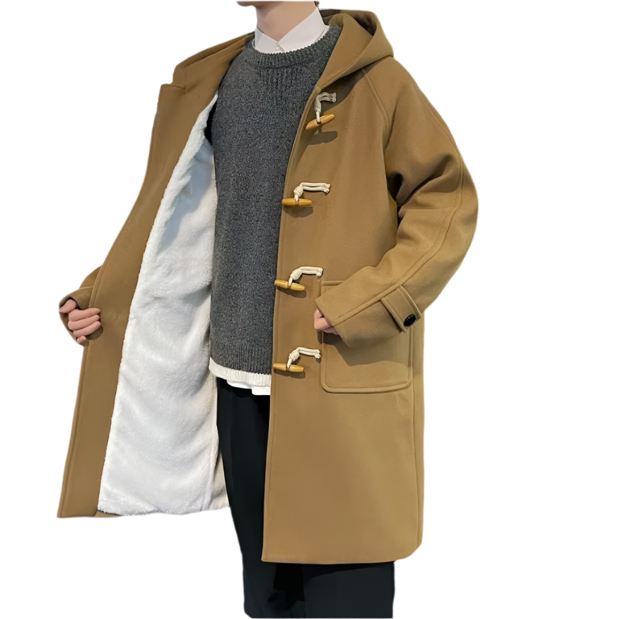 R&B | Lange Duffle Winterjack für Herren