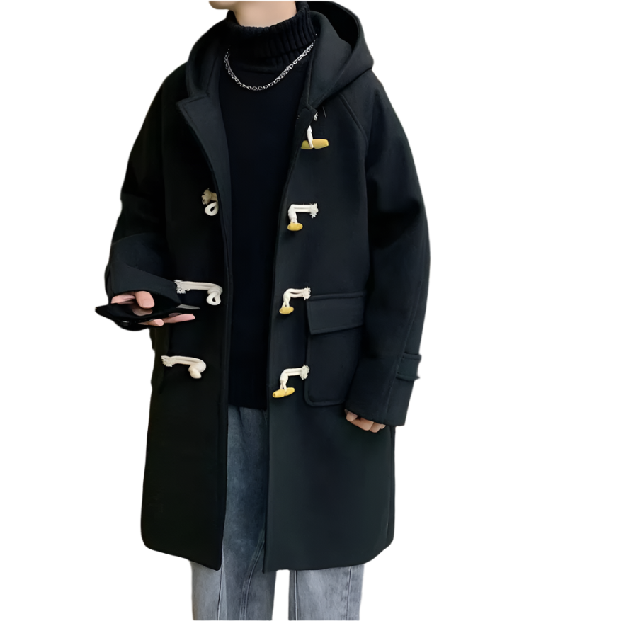 R&B | Lange Duffle Winterjack für Herren
