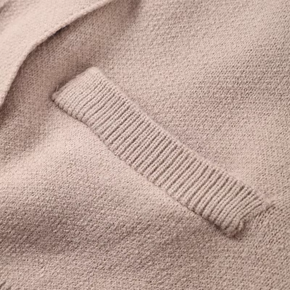 R&B | Strickjacke Damen mit Rundhalsausschnitt