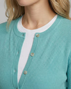 Schmaler Damen Strick-Cardigan Herbst-Jacke in schicken modernen Farben