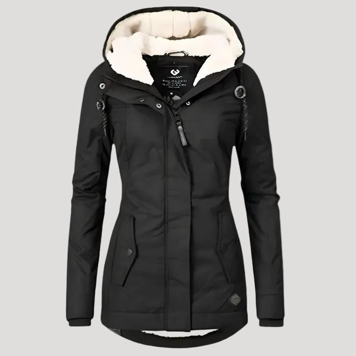 Damen Winterjacke mit Kapuze | Wattiert & Wasserabweisend