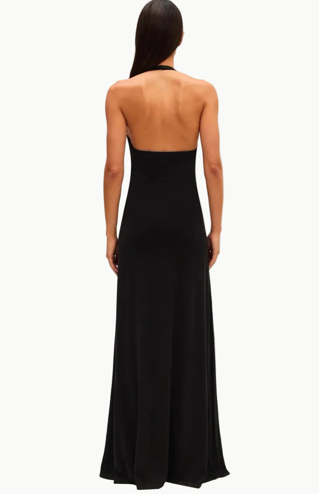 Elegantes Damen Maxikleid mit Tiefem V-Ausschnitt & Rüschendesign für Abend & Events | R&B