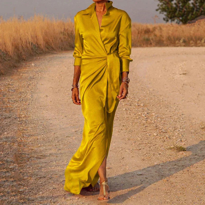 Elegantes Sommerkleid mit Wickelausschnitt für Damen