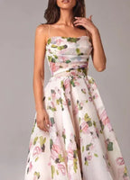 R&B | Elegantes Blumen Midi Kleid