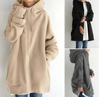 R&B | Damen-Hoodie mit Reißverschluss für Herbst/Winter