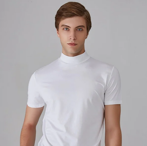 R&B - Antitranspirant T-Shirt mit Rollkragen für Männer