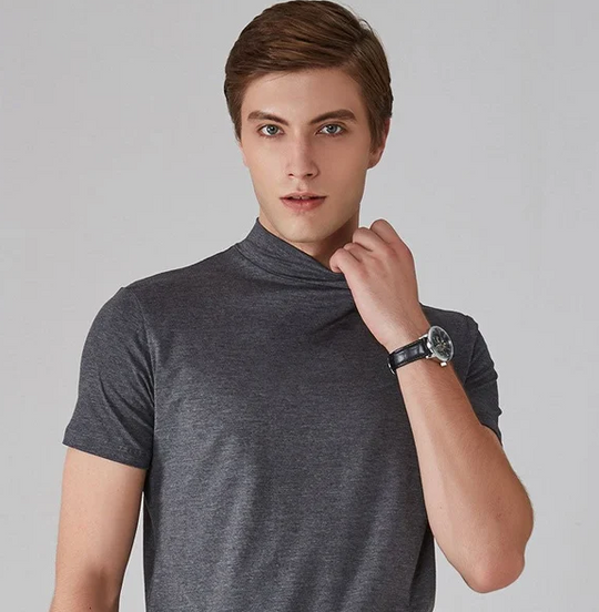 R&B - Rollkragenhemd Herren