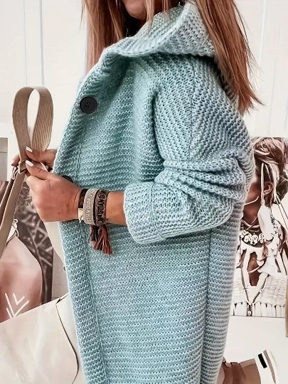 R&B | Lockere Kapuzenjacke mit langen Ärmeln