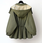R&B | Zweifarbige Jacke mit Weiter Kragen Leicht und Modern
