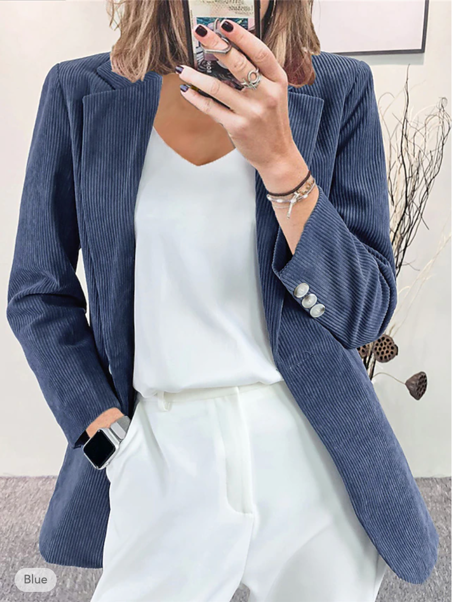 R&B | Formelle Jacke Aus Cordiniertem Samt