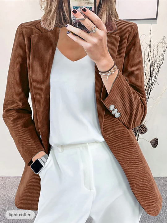 R&B | Formelle Jacke Aus Cordiniertem Samt
