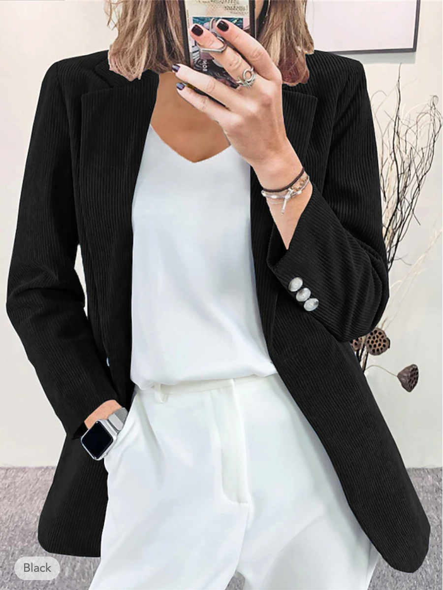 R&B | Formelle Jacke Aus Cordiniertem Samt