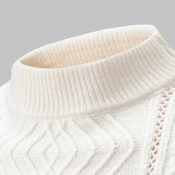 R&B | Klassischer Strickpullover mit Struktur Weich und Warm Perfekt für Alltag und Fest