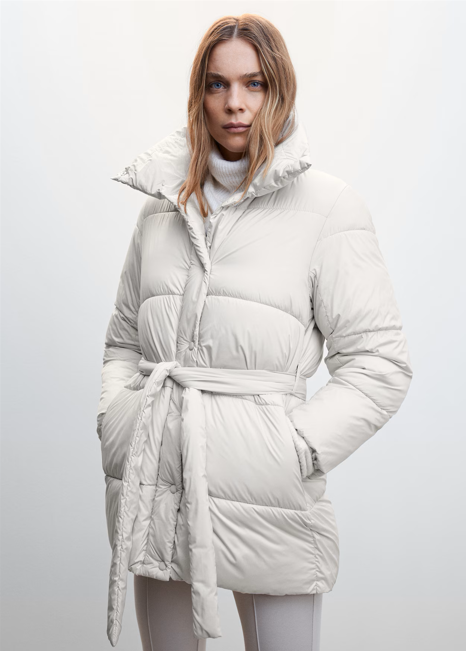 R&B | Pufferjacke Damen Reguläre Passform Warmer Schutz Essentielle Eleganz
