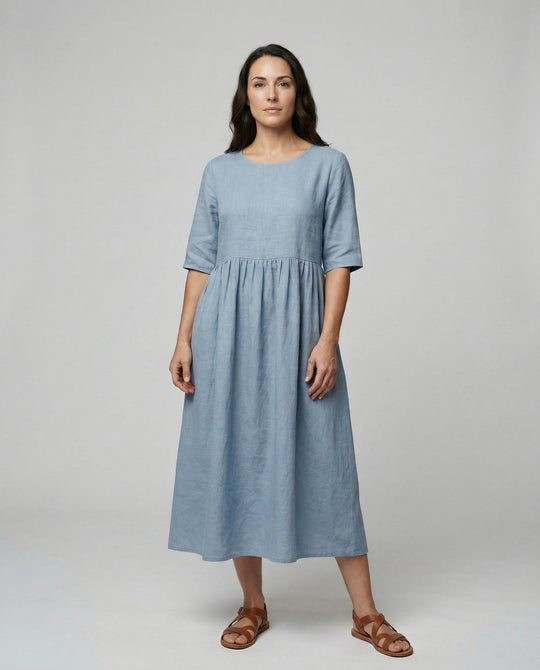 Lässiges lockeres Sommerkleid