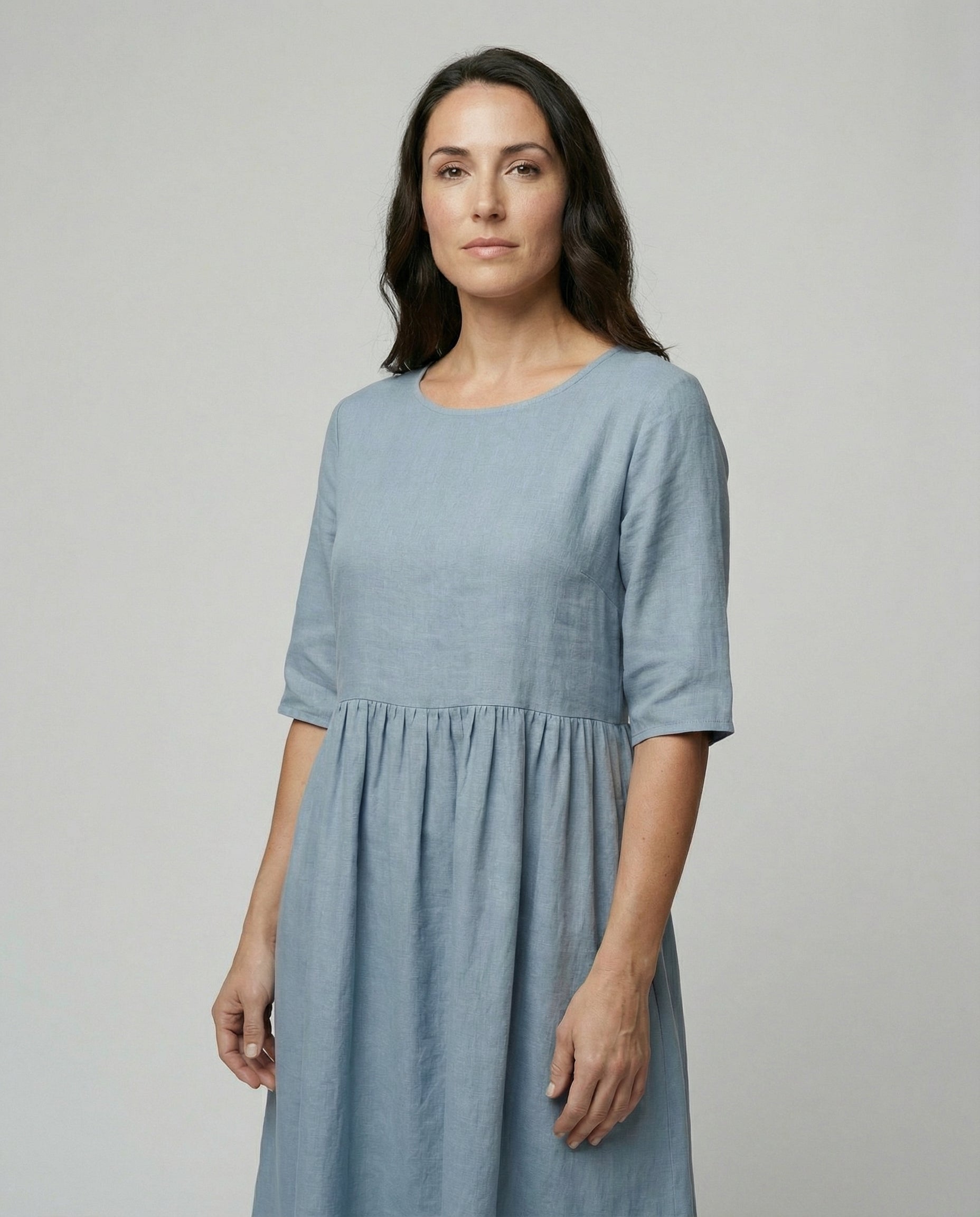 Lässiges lockeres Sommerkleid