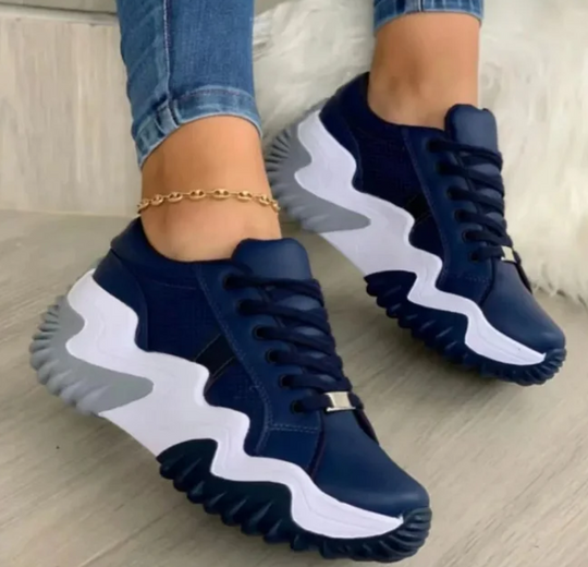 Sneakers mit klobiger Sohle zum Schnüren R&B R&B