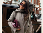 R&B | Bequeme Damen-Cardigan mit Eingebautem Schal