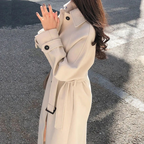 R&B | Eleganter Wintermantel für Damen, Lang und Warm