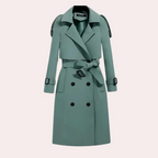R&B | Eleganter Langer Trenchcoat für Damen