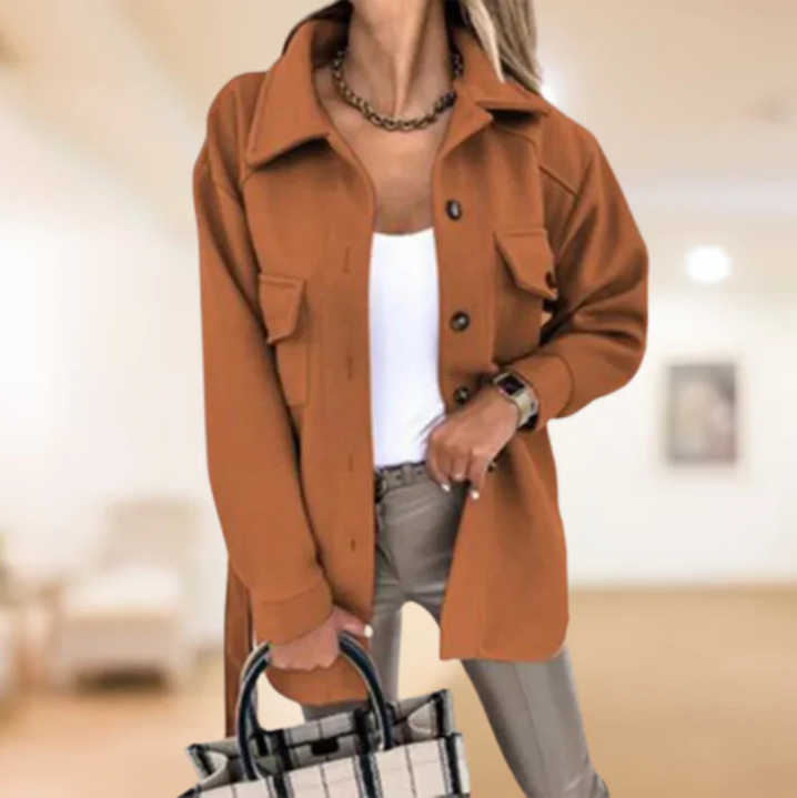 R&B | Damen-Trenchcoat Warm und Stilvoll für Den Winter