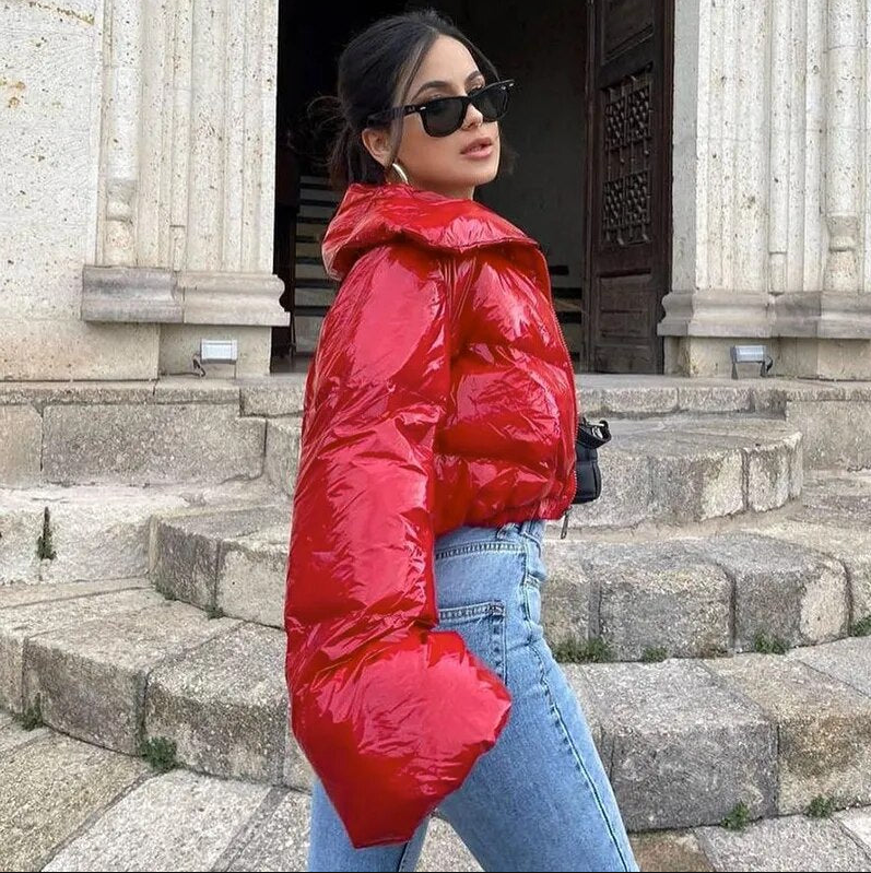 R&B | Stylische Kurze Pufferjacke mit Steppmuster
