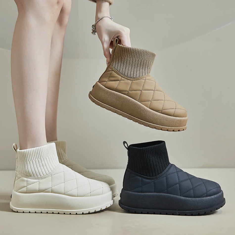 R&B | Vielseitige Gepolsterte Schneestiefel für Damen