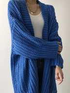 R&B | Stilvolle Lange Damen-Strickjacke