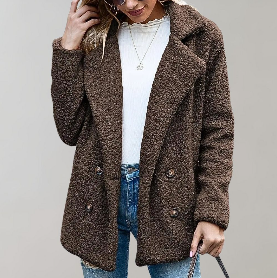 R&B | Warme und Flauschige Damenjacke